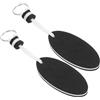 GATHINESS Portachiavi Galleggiante Eva Nero 2 Pezzi per Kayak e Canoa, Portachiavi Portatile Resistente per Accessori Mare e Sport Acquatici