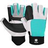 FitsT4 Sports Guanti da vela con dita a ¾ e impugnatura ideale per vela, yacht, vela, paddle, kayak, pesca, pesca, dinghy, gommone, sport acquatici con barche