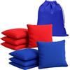 Original Cup Sacchetti ufficiali di Cornhole | 4 sacchetti blu e 4 rossi | Taglie ufficiali | Qualità Premium | 100% cotone | Impermeabile | Gioco americano | Gioco all'aperto | Amici e famiglia | OriginalCup®