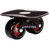 HYTROVE Skateboard Adulti Nero in Lega di Alluminio Resistente Agli Urti Ruote Antiscivolo, per Commuting per Creare Un'atmosfera Estiva
