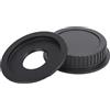 Rengue Adattatore per Obiettivo con Attacco C su Fotocamere EF EF-S, Fotocamere -S, Anello in Lega con Cappuccio Posteriore, vestibilità Ad Alta Precisione, Adattatore per Obiettivo 34g per con