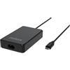 Nilox Caricabatterie USB-C GaN 90W per Laptop e Notebook, Alimentatore Fast Charge Power Delivery, Compatibile con MacBook Tablet Smartphone, Cavo USB-C 1,8 m, Design Compatto Ultrasottile, Nero