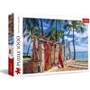Trefl - Spiaggia di Waikiki, Hawaii- Puzzle 1000 Pezzi - Puzzle Moderno per Appassionati di Surf, USA, Fai da Te, Intrattenimento Creativo, Divertimento, Puzzle Classico per Adulti e Bambini a partire
