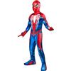 Rubie's Rubies Costume Premium Spiderman Gamer-Verse per ragazzi e ragazze, Tuta con copristivali, maschera in tessuto e guanti con ragnatela, Marvel ufficiale per Carnevale, Halloween, Compleanno, Natale