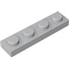 XYEIUGO 3710 Piastra Base Piastra 1x4 3710 100 Pezzi GDS-504 compatibile con Lego Mattoncini da Costruzione Colore:Gris bleuté clair 194