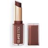 Revolution Beauty London Revolution Pout Lip Gloss, Lip Gloss Ultra Lucido e Pigmentato con Acido Ialuronico e Vitamina E, Vegano e Cruelty-Free, 3g, Shimmer Toasted Caramel
