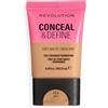 Revolution Beauty London Revolution Conceal and Define Soft Matte Tube Foundation, Fondotinta Coprenza Totale Opaco, F7.2NW, 23ml