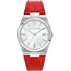 Trussardi Orologio Donna, Tempo, Data, 34 mm, Collezione T-MILANO, Pelle Naturale Croc, Mop