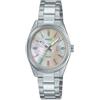 Casio LTP-1302DS-4AV - Orologio da donna, analogico, in acciaio inox con madreperla, multicolore, moderno