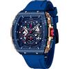 MF MINI FOCUS Orologi per gli uomini Moda Sport Orologio da polso con cinturino in silicone Orologi da uomo