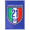 Inter - Magnete Stampato Fondo Blu 21° Scudetto Campioni d'Italia 25/26