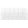 Minkissy organizzatore per rossetto ripiano in acrilico contenitore cosmetico 18 griglie porta rossetto organizzatore astuccio per trucco organizzatore per negozio di articoli per la casa