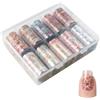 BCHMN Fogli per Unghie Trasferimento Motivo Rose, Nail Foil Transfer Sticker per Decorazioni Unghie Gel e Manicure Fai da Te, Pellicola Floreale per Nail Art, 10 Rotoli (3.8cm x 100cm)