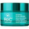 RoC Hydra+ Moisturiser - Crema Viso Idratante | Acido Ialuronico per Tutti i Tipi di Pelle | 50 mL