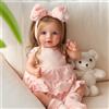 BABESIDE Bambole Reborn Femmina - 20 Pollici Bambole Reborn Realistiche con Cape