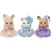 Epoch Sylvanian Families Calico Critters Trio Di Bambole Jerry Fish GIAPPONE