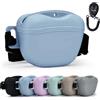 AOKLANT Borsa Porta Snack in Silicone per Cani con clicker | Chiusura magnetica, capacità 1,6 tazze, silicone alimentare, facile da pulire, cintura regolabile