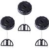 Gubeter Set di 3 Tappo del serbatoio carburante per Stihl MS170C MS180C MS170 MS180 017 018 Ricambi per Motosega, Ricambio per 11303500500