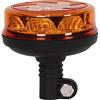 AOHEWEI Luce di segnalazione a LED ambra, 4 lampeggianti e 2 modelli rotanti 12/24V 16 pezzi Lampada stroboscopica a LED per macchine agricole Veicolo commerciale Scuolabus Trattore Escavatori Camion