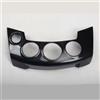 VVBNIN Compatibile Con Toyota Per RAV4 2009 2010 2011 2012 Cruscotto Per Auto Aria Condizionata Pulsante Di Regolazione Pannello Di Copertura Styling Cornici Accessori Auto Adesivo pannello CD auto(Black Car