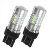 SQTGJJJ Indicatore di direzione 2 Lampadine A LED Per Luci Diurne Per Auto 580 DRL Canbus Per Fiat 500 2007 2008 2009 2010 2011 2012 - Bianco 6000K indicatori di direzione dinamici