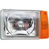 BSSTORE Faro Proiettore Anteriore R2 per Panda dal 1986 al 2003 (141, 141A) Regolazione Elettrica (Sinistro - Lato Conducente)