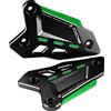 Modeer Per kawasaki Z 900 2018-2025 Z900SE 2022-2025 Moto CNC Poggiapiedi Pedale Protezione Foot Peg Heel Plates Guard Cover z900 se z900 Accessori (nero-verde)