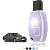 TOOMUME Cover Chiave TPU, Custodia Chiave Adatto per Mercedes Benz A/B/C/E/R/S Classe GLA GLC GLK CLA W176 W203 W204 W205 W211 W212 W245 BGA, Copri Chiavi Guscio Chiave Auto Telecomando - Smart Key