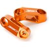 Modeer Compatibile con DUKE 390 ogni anno moto specchietto retrovisore Riser Extender 390 duke duke390 accessori (arancione)