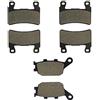 SOMMET Pastiglie freno Anteriori + Posteriore per CBR600RR (03-04) CB1300 S/SA (05-09) CBR600 F (99-06) CB 1100 EX SAE 2014-2021 CB 1300 F 2003-2004 CB 1300 Superfour/SA 2005-2009 LT296-296-174