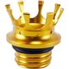 Orivin Tappo serbatoio carburante Gold Crown per 883 XL1200 Dyna 7X6,3CM, accessorio per moto