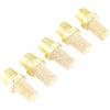 Hililand 25 pezzi/set G1 / 8 filettatura esterna filtro pneumatico scarico silenziatore silenziatore per pulire l'aria di scarico e ridurre il rumore, silenziatore