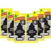 Arbre Magique Kit di 6 Profumatori Deodoranti Black Ice Super Fragranza a Lunga Durata per l'Auto, la Casa, l'Ufficio