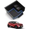 ASZSK Compatibile con Renaul-t Captur 2| E-Tech|Hybrid 2020-2025, vano Portaoggetti per Console Centrale Organizer per bracciolo Sctola Controllo Centrale Bracciolo Boxes, Renaul-t Accessori (Blu)
