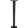 KAPIPALA Wallbox - Supporto a colonna in alluminio, per interni ed esterni, robusto, resistente alle intemperie e ai cavi, design moderno per garage, parcheggio (nero, 28 x 21 x 130,5 cm)