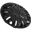 YARNOW Copri Cerchi 13 Pollici Auto Neri in PP, Coprimozzo per Auto e Compatibilità Versatile per Decorazione Ruote e Copriruote da Veicoli