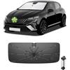 Ruiya Compatibile con Renault Clio 5 2020-2025 Ombrello Parasole Auto Parabrezza, Ombrello Parasole Auto Parasole Ombrello Auto Parasole per Parabrezza Clio 5 Accessori