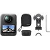 DJI Osmo 360 Combo POV manubrio moto, fotocamera 360 con immagini a 360° da 1 pollice, FOV di 170°, video a 360° nativi in 8K, sgancio rapido magnetico, action cam per motociclisti
