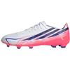 adidas Unisex - Adulto F50 Hyperfast League Firm Ground Football Boots Shoes, Ftwr White/Solar Purple/Solar Turbo, 39 1/3 EU