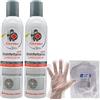 FEI FAN SET: Spray Disinfettante Per CLIMATIZZATORI, Agisce Direttamente Sui Microrganismi Responsabili Della Formazione Di Odori Sgradevoli 400ml + 100pz Guanti HDPE Monouso (2 Spray + 1 Guanti)