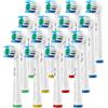 OralVista Oral-B Compatibles, 16-Pack Testina Spazzolino Orale B Compatibili - Alta Qualità, Pulizia a Profondità, Oral B Spazzolino di Ricambio Compatibile per Gencives Sensibles