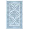 Pierre Tappeti Tappeto Sardo CELESTE 55x90 cm lavabile 100% cotone prodotto in Sardegna. Tappetino bagno cucina ingresso pratico morbido.