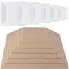 PH PandaHall Stampo in ceramica per argilla, ceramica, argilla, ceramica, piastre, stampi quadrati, utensili per ceramica, utensili da cucina, 12,5-27,5 cm
