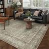 PureCozy Vintage Tappeto Salotto 160x230cm Verde Marrone Lavabile in Lavatrice