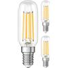 ledscom.de 3 pezzi E14 lampadina LED, T25, bianco caldo (2900 K), 4,2 W, 507lm
