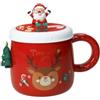 BRANDANI MUG MAGNETE ALBERO DI NATALE NEW BONE CHINA C/TAPPO SILICONE