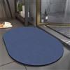 Odot Tappeto Bagno Antiscivolo Diatomite Tinta Unita, Lavabile Assorbente Asciugatura Rapida Tappetino in Microfibra Tappetino da Bagno per Doccia Ingresso Cucina (Blu,80x120cm)