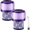 BUCOMTU 2 Pezzi Filtro per Dyson V11,per Dyson V15 V11 SV14 SV22 Detect-Animal-Absolute-Extra-Pro,Sostituire per No. # 970013-02 & 97001302