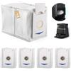 RongZy 4 Pezzi Sacchetti Per La Polvere Per Ecovacs Deebot T30 PRO Omni / T30 Omni Sacchetti Per La Polvere Di Ricambio Aspirapolvere Accessori 3L