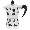 Agatige Macchina per caffè espresso, moka in alluminio per il latte, caffettiera italiana, moka in alluminio da 3/6/9 tazze, accessori per caffè espresso per la cucina di casa (5 oz, 3 tazze)